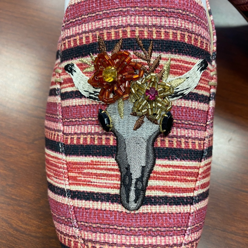 🐮🌸Sam Edelman Pink Serape Mules🌸🐮
